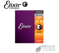 Elixir 11052 Nanoweb 12-53 Corde Chitarra Acustica