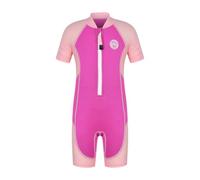 Muta corta in neoprene da 2 mm, per bambini, età 2-6 anni, per lezioni di nuoto, immersioni, surf e snorkeling, per ragazzi e ragazze (rosa, 4)