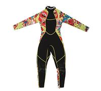 Muta da Sub da Donna Costume da Bagno Intero da 3 Mm Abito da Sub per Surf Snorkeling Kayak (S)