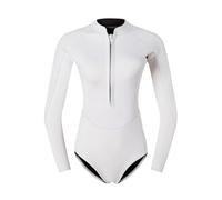 Muta Da Sub Donna In Neoprene 2 Mm Attrezzatura Rosa Costume Bagno A Maniche Lunghe Surf Snorkeling(Red,XS)