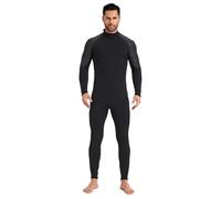 Muta da sub per uomo Muta da donna in neoprene 3,0 mm, costume bagno intero spesso, for immersioni in acque fredde e surf(MF309-Black,XS)