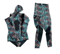Muta da Sub Uomo Donna Muta mimetica da 3,0 mm Set 2 pezzi for pesca subacquea e(MY049,S)