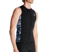 Muta da uomo con top in neoprene, gilet termico per nuoto, canoa, kayak