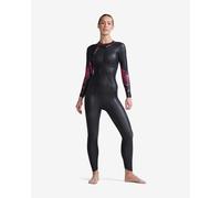 Muta in neoprene 2XU Propel Pro manica lunga nero fucsia donna - L