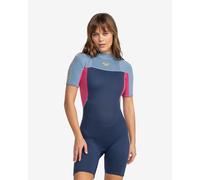 Muta in neoprene corta Roxy Prologue 2/2 mm blu rosa donna - 6