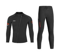 Muta in Neoprene da 1,5 Mm A Due Pezzi, Muta da Surf, Bodyboard E Immersioni in Neoprene per Uomini E Donne, Ideale per Lo Snorkeling E Le Immersioni Subacquee,Men,M