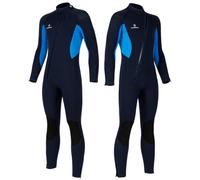 Muta in neoprene da 5 mm, con cerniera frontale, da uomo, per immersioni, surf, snorkeling, sport acquatici, taglia L