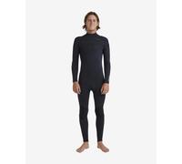 Muta in neoprene lunga Quiksilver Everyday Sessions 4/3 mm chest zip nero intenso - S