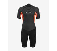 Muta in neoprene Orca Vitalis Shorty Open Water manica corta nero arancio - 7