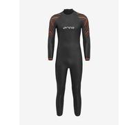 Muta in neoprene Orca Vitalis Thermal Open Water manica lunga nero arancio - 9
