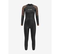 Muta in neoprene Orca Zeal Thermal Open Water manica lunga nero arancio donna - XL
