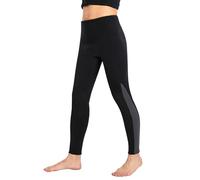 Muta in neoprene per uomo e donna, 3 mm, muta in neoprene, per tenere al caldo, a maniche lunghe, cerniera frontale, parte superiore in neoprene per immersioni, surf, snorkeling, nuoto, sport