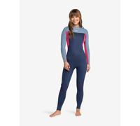 Muta in neoprene Roxy 4/3mm Performance blu chiaro scuro rosa donna - 2
