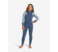 Muta in neoprene Roxy Swell Series 4/3 manica lunga blu navy bianco bambina - 10