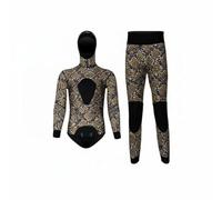 Muta multisport con cappuccio - Split Front & Back Neoprene Suit for Open Water Sport Scale Yellow 3XL