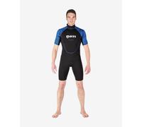 Muta neoprene Mares Manta Shorty manica corta nero blu - 7