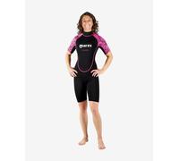 Muta neoprene Mares Manta Shorty manica corta nero rosa donna - 4