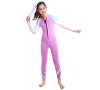 Muta per bambini ZCCO - Neoprene 2,5 mm, tuta termica a maniche lunghe per ragazzo e ragazza, ideale per immersioni, nuoto e surf (rosa, L)