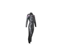 Muta in neoprene Aquaman Wild 3/2mm nero arancione blu donna - M