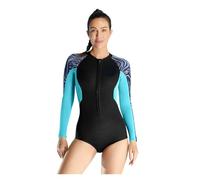 Muta sub Tuta Da Sub Calda 2 Mm, Donna, Pantaloncini A Maniche Lunghe, Snorkeling, Resistente Al Freddo, Surf E Nuoto Muta sub uomo 5mm(Blue,L)