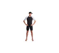 Zone3 Lava Long Distance Aero Short Sleeve Trisuit Bianco,Nero M Uomo