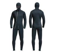 Muta Uomo Muta da snorkeling in neoprene Fission con cappuccio a maniche lunghe da 7 mm, 2 pezzi, for uomo, da sub, for tenersi al caldo(L170-175cm60-67kg)