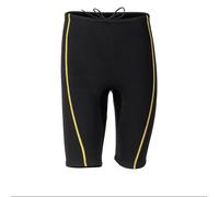 Muta Uomo Muta da uomo Split 1,5 mm a maniche corte in neoprene, giacca antifreddo, pantaloni da surf e immersioni, neri corti(Black pants,XXL)