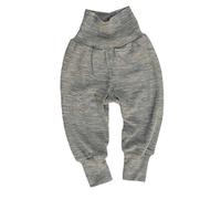 Mutanda lunga bebé in lana mista seta col. grigio