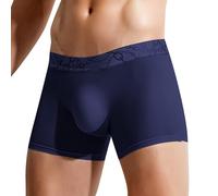 Mutande Boxer Uomo Classici Intima da con Stampa Comodi Cotone Solid Color Morbide E Comode Biancheria Casual Super Elastiche Underwear Adatto per Tutte Le Stagioni#2