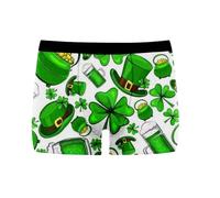 Mutande Boxer Uomo, Slip da Uomo Intimo Uomo da I Shenanigans Divertenti St Patricks Day Saint Paddy Graphic Biancheria Intima Stile Due (Mint Green XXXL)