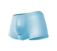 Mutande Boxer Uomo- Slip Uomo Mare a Tinta Unita Traspiranti Basic