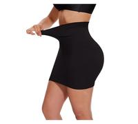 Mutande Contenitive Donna Body Modellante for Donna sotto Il Vestito, Vita a Mezza Mutandina, Senza Cuciture, Gonna a Sottoveste, Abito Contenitivo(Black,M)