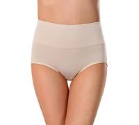 Mutande da donna biancheria intima Panties donna vita alta pancia fisiologica biancheria intima mestruale fibra mestruale pantaloni prevenzione perdite, beige., L