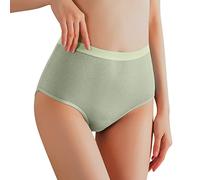 Mutande da donna Panties Mutande da donna a vita alta, pancia che solleva i fianchi, mutande modellanti il corpo per grandi mamme medie per mamme anziane, verde, M