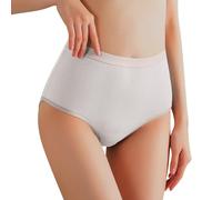 Mutande da donna Panties Mutande da donna a vita alta, pancia che solleva i fianchi, mutande modellanti il corpo per grandi mamme medie per mamme anziane, grigio., M