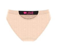 Mutande da donna Panties Omen's Underwear senza cuciture, a vita bassa con elastico a vita bassa, design con stampa a cuore, comoda e traspirante per il, beige., S