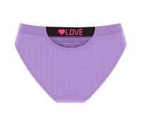 Mutande da donna Panties Omen's Underwear senza cuciture, a vita bassa con elastico a vita bassa, design con stampa a cuore, comoda e traspirante per il, Lilla, XXL