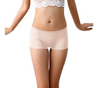 Mutande da donna senza cuciture, biancheria intima da donna, pantaloncini hipster bianco Trunks Pantys, boxer intimi da donna, beige., Taglia unica