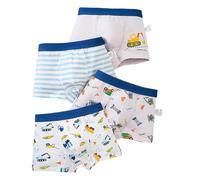 Mutande da ragazzo 140 ragazzi biancheria intima per il comfort quotidiano, stampa cartoni animati, per bambini dai 3 ai 12, tessuto elasticizzato resistente per tutte le stagioni, ideale per il tempo
