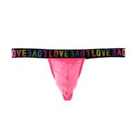 Mutande da uomo 2026 Moda Uomo Tanga Intimo Low Rise Intimo Boxer Comode Underwear Men Slips, Colore: rosa., XL