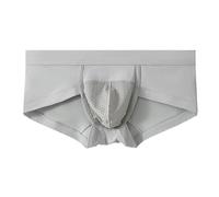 Mutande da uomo Tinta unita Traspirante Slip Bulge Enhancer Mutande Con Sacchetto Testicolare Comodo Slip Sportivo Bulge Pouch Traspirante Trunk Sexy Slip Morbido Intimo, verde, XL
