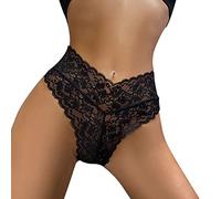 Mutande Donna Brasiliana Soft Lace Tanga Perizoma Pizzo Vita Alta Modello Perizoma Hipster Bikini Elasticizzate Sexy Hot Curvy Tentazione Culotte Boyshort Thong