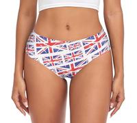 Mutande Donna Britain Flag Union Jack Slip Donna per All'Aperto 3XL