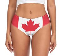 Mutande Donna Canada Flag Biancheria Intima per Running XXL