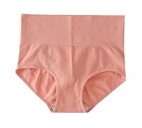 Mutande Donna Glutei, Slip a Vita Alta Fondo in Cotone Forcella a Nido d'Ape Carry Glutei Pancia Dentro (One Size)