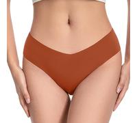 Mutande Imbottite per Ciclismo Donna Contenitivi Mestruali Mutandine Triangolo Imbottita Fiocco Differenze Le Mezzo Cuori Una Femminili Mestruazioni Uncinetto Catena Basso Peloso Super Marrone