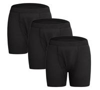 Mutande Incontinenza Uomo, Mutande Assorbenti Uomo, Pannolino per Adulti in Cotone Lavabile Riutilizzabile, Slip per Incontinenza Maschile con Tampone Assorbente B,L