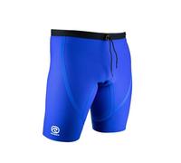 Mutande QD R3, Pantaloncini a Compressione, Pantaloncini Sportivi in Neoprene per Powerlifting, Sport di Resistenza, Calcio, Pallamano, Negozi di Calore, Colore:Blu, Misura:L