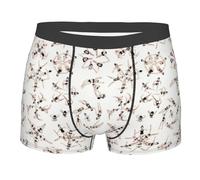 Mutande Uomo Boxer Nuoto Stampa Resistente Boxer da Uomo Intimo Traspiranti Pantaloncini per Uso Quotidiano Sport attività Commerciale M