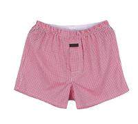 Mutande Uomo Boxer - Pantaloni da in Cotone Allentato Pantaloni Piatti in Cotone di Grandi Dimensioni Pantaloni da Pigiama da Casa Pantaloncini da (Red XXL)